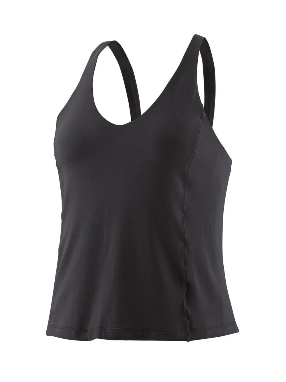 Patagonia Tadra Tank Activewear Shelf Bra Womens M Charcoal Gray